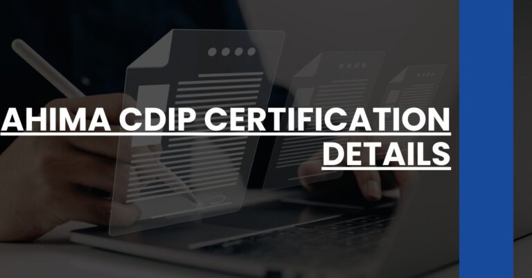 AHIMA CDIP Certification Details Feature Image