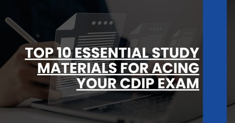 Top 10 Essential Study Materials for Acing Your CDIP Exam Feature Image